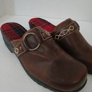 Rampage Brown Slip-On Clogs